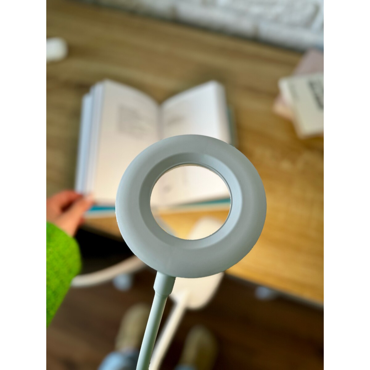 Bezprzewodowa Lampka Led Do Czytania Na Klips Nocna Biurko Pracy