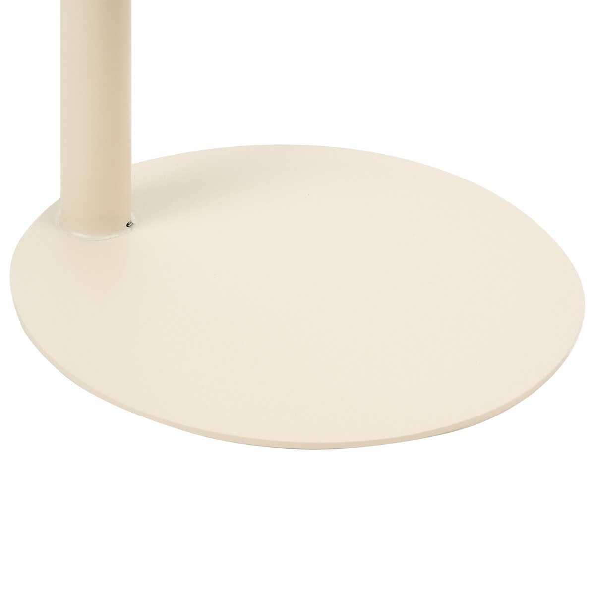 Stolik pomocniczy ogrodowy VENTURINA 40 cm 40 cm Metal Beżowy