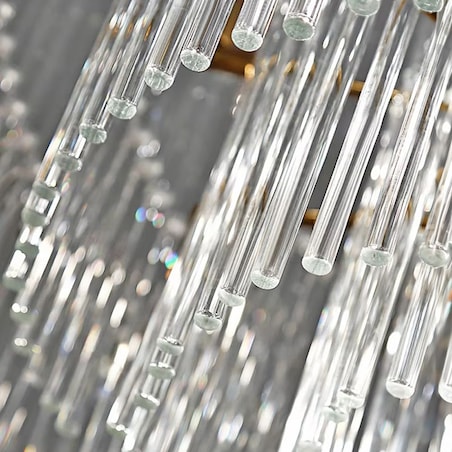 Lampa Sufitowa Wisząca App1654-8Cp 70Cm Złoty, Metal