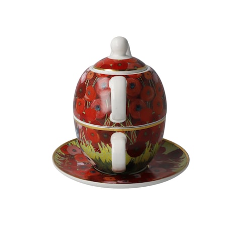 Zestaw do parzenia herbaty R.Wachtmeister - Innamorati tra i papaveri - Goebel