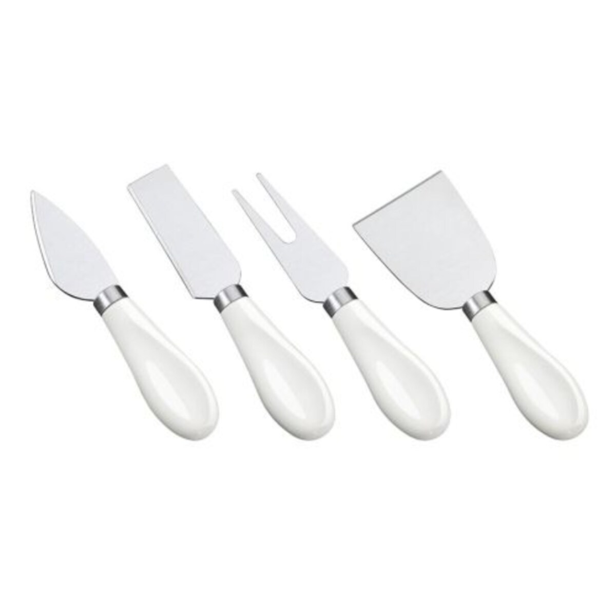 Zestaw 4 noży do sera z porcelanowymi uchwytami Formaggio Cilio