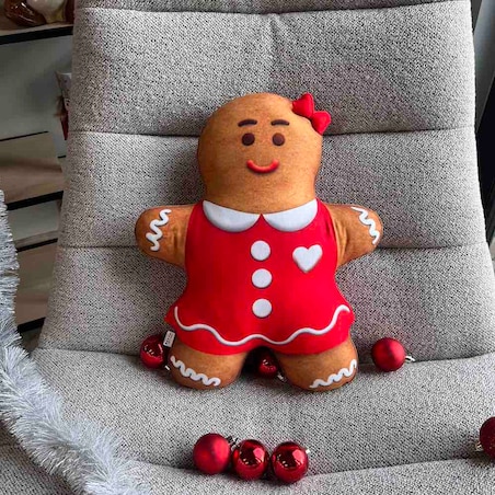 Poduszka świąteczna Piernik Dziewczynka