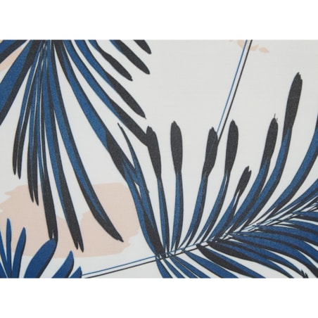 2 poduszki ogrodowe w liście 45 x 45 cm niebieskie ELATI