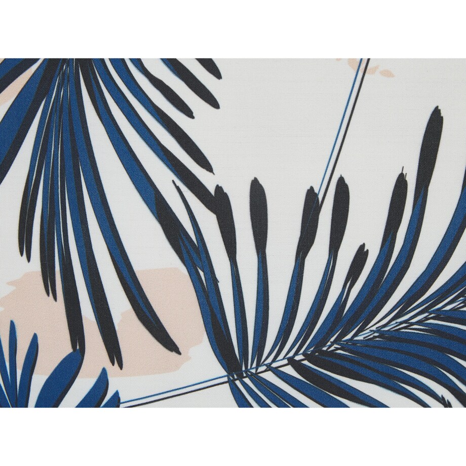 2 poduszki ogrodowe w liście 45 x 45 cm niebieskie ELATI