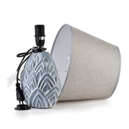 LETI WOOD Lampa stołowa 13.5x9x33cm