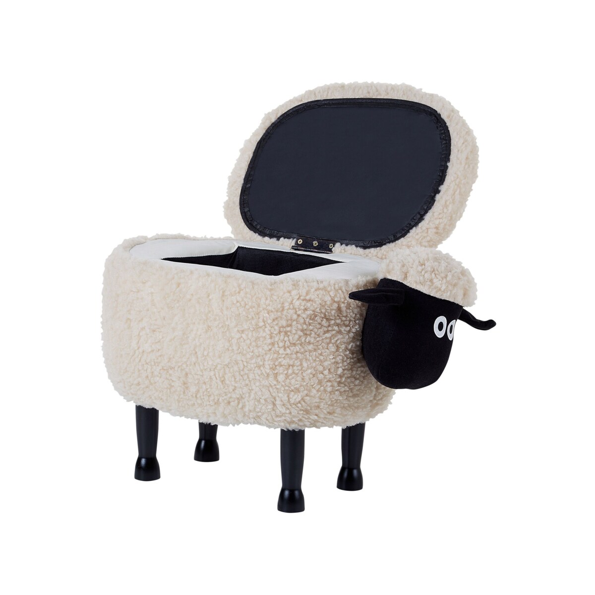 Pufa zwierzak ze schowkiem beżowa SHEEP