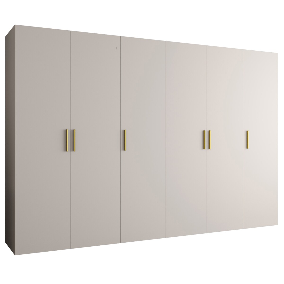 Szafa uchylna otwierana BARI 1 300 wys. 202 cm Kaszmir + u. Złoty