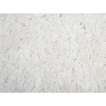 Dywan shaggy okrągły ⌀ 140 cm biały CIDE