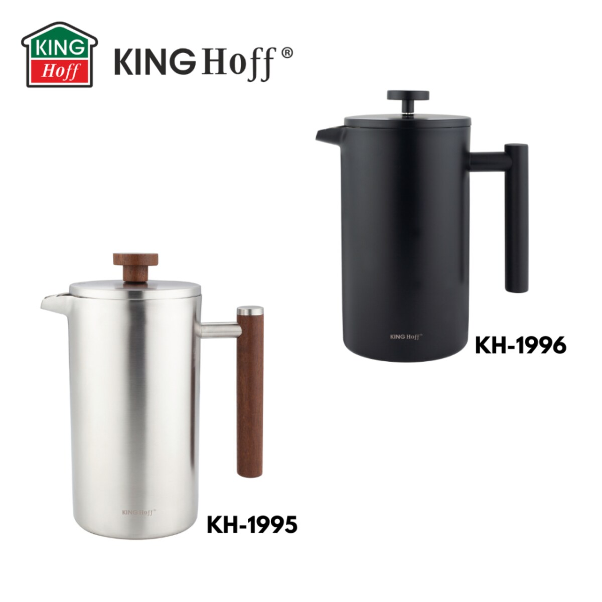 Kinghoff zaparzacz do herbaty kawy french press 1.0L KH1996
