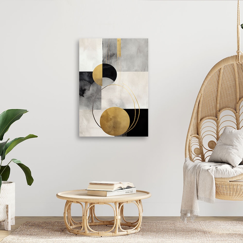 Obraz na płótnie, Geometryczny wzór boho