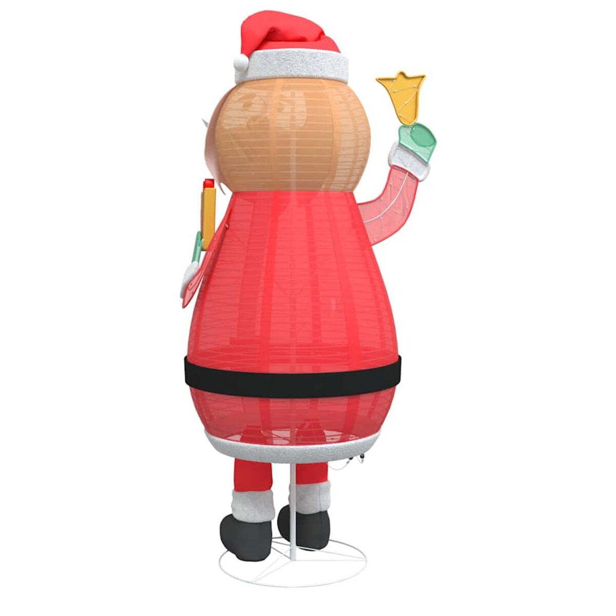 vidaXL Święty Mikołaj na Boże Narodzenie Ciepła biel 100 x 180 cm