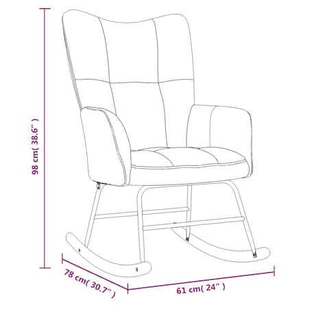 vidaXL Fotel bujany, winna czerwień, tapicerowany aksamitem