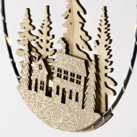 Dekoracja świąteczna z LED do zawieszenia, Ø 20 cm