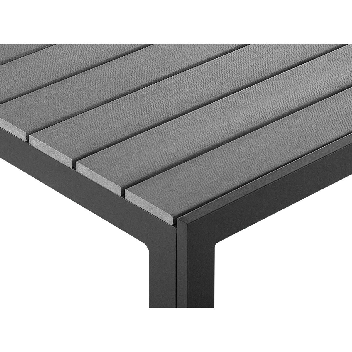 Stół ogrodowy 150 x 90 cm szary COMO