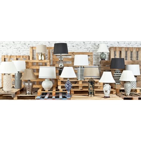 Lampa stołowa Sachico ceramiczna 85cm, 85 cm