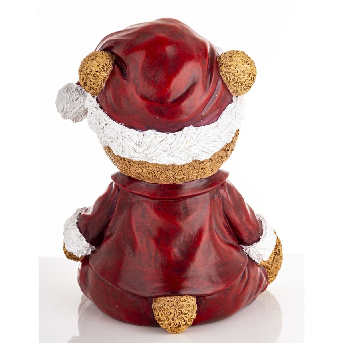 Figurka niedźwiadek 23x18x14 cm URSUS w czerwonym ubranku
