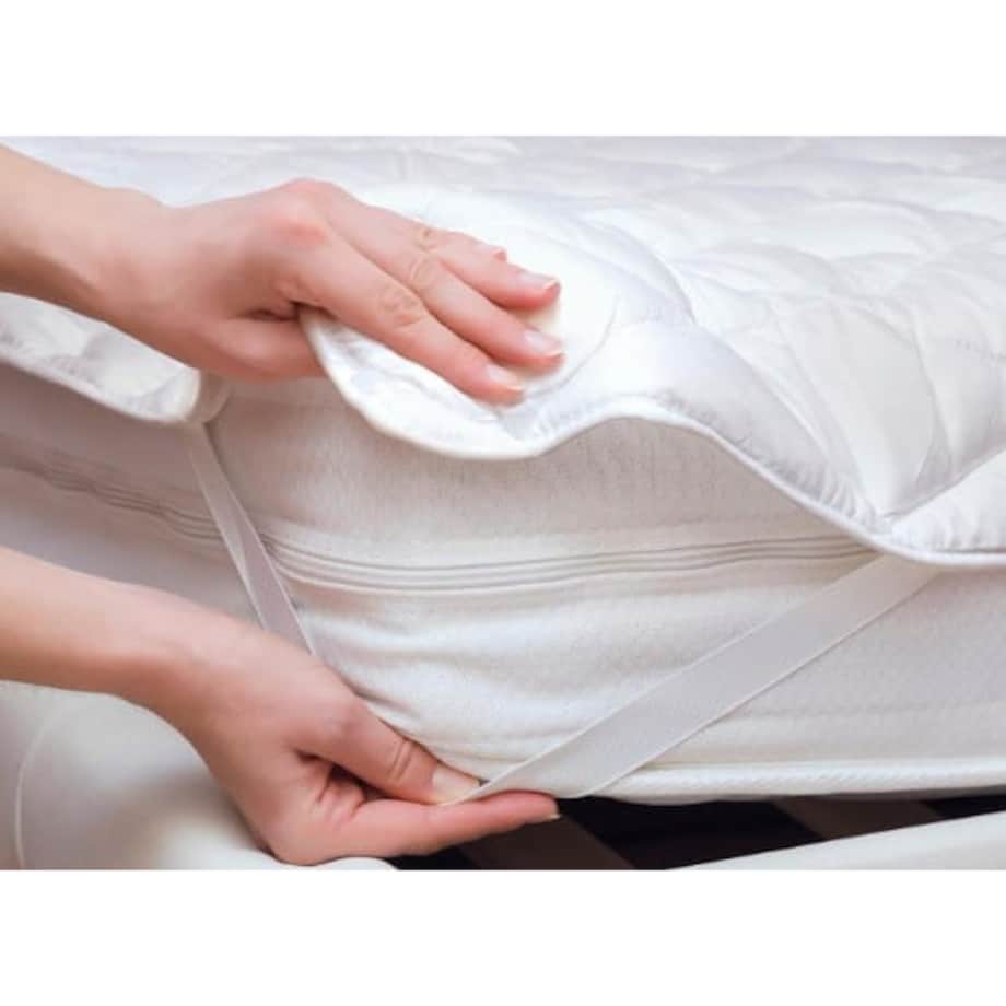 Ochraniacz na materac wodoodporny 200x220 gruby topper podkład