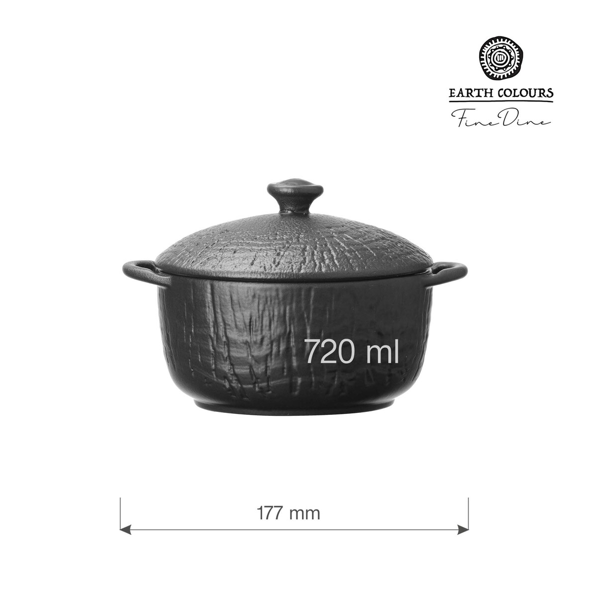 Miska na zupę z pokrywką Crust, 720 ml