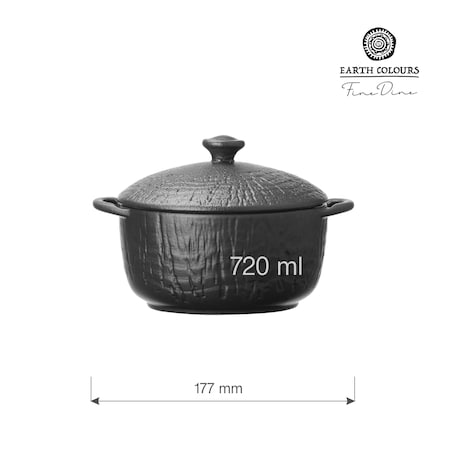 Miska na zupę z pokrywką Crust, 720 ml