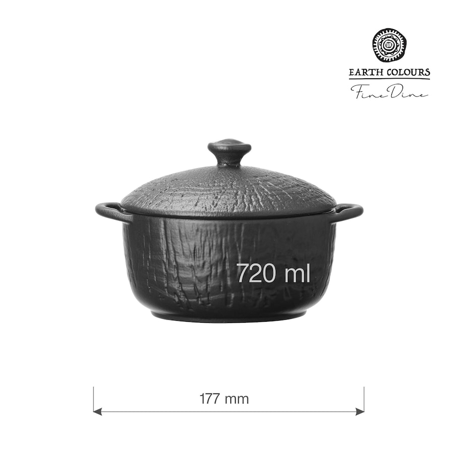 Miska na zupę z pokrywką Crust, 720 ml