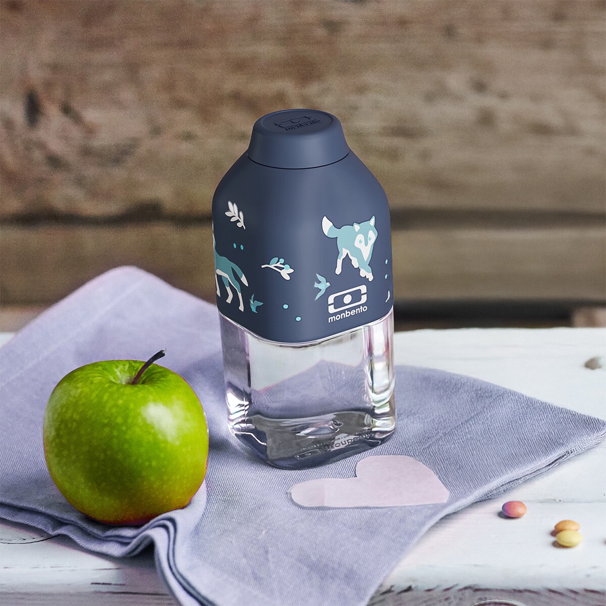 Monbento Positive butelka na wodę 0,33L Wolf