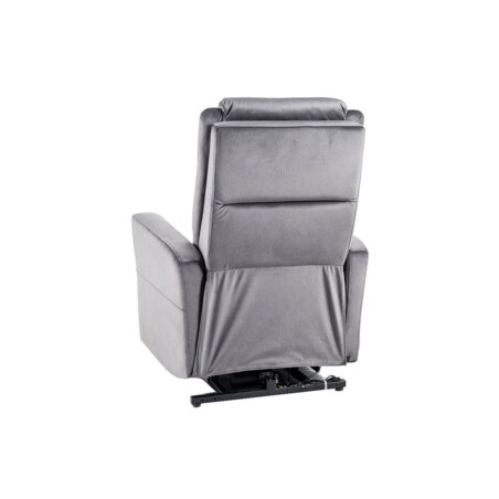 Fotel rozkładany ADONIS VELVET szary