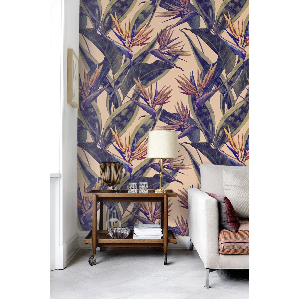 Tapeta Wielobarwna dżungla, 416x254cm