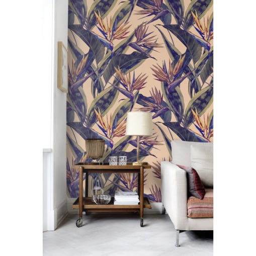 Tapeta Wielobarwna dżungla, 416x254cm