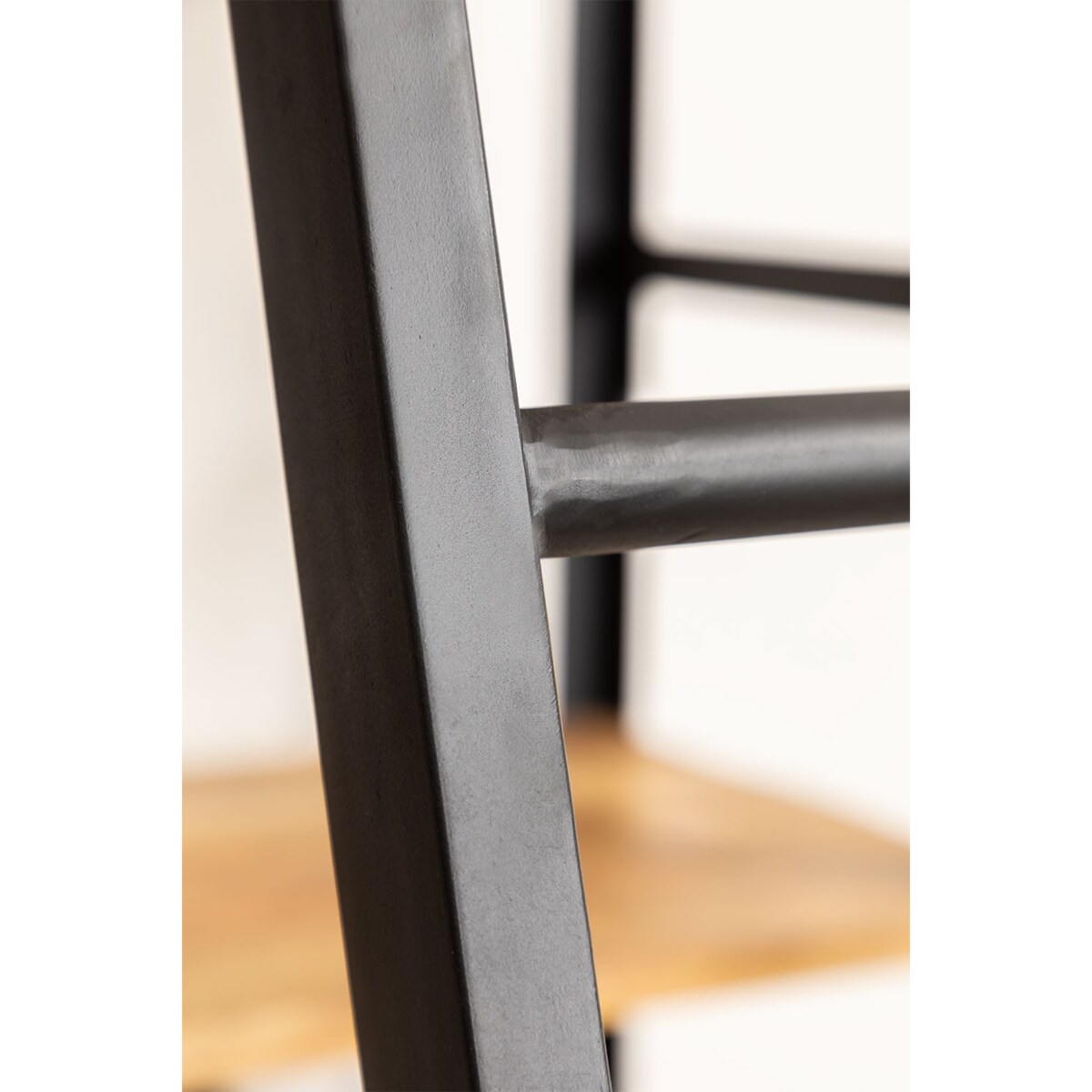 Regał z drabiną drewno mango Elei