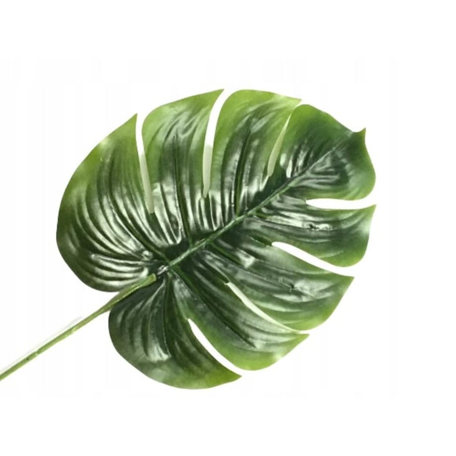 SZTUCZNY LIŚĆ 42cm ZIELONY na bukiet stroik 1x