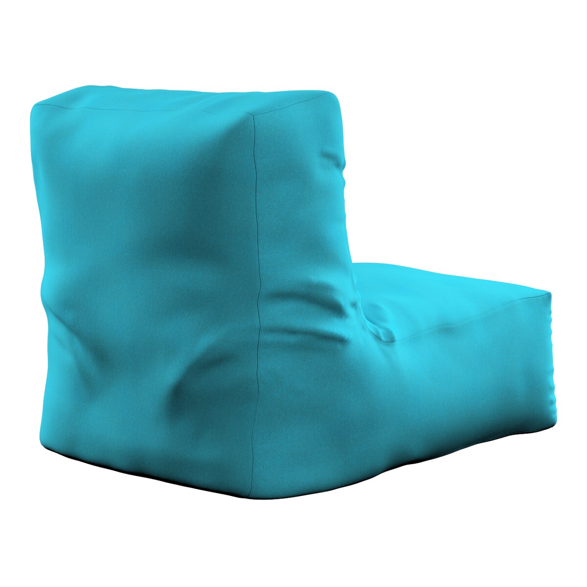 Pufa - fotel, turkusowy, 67 x 31 x 75 cm, Etna