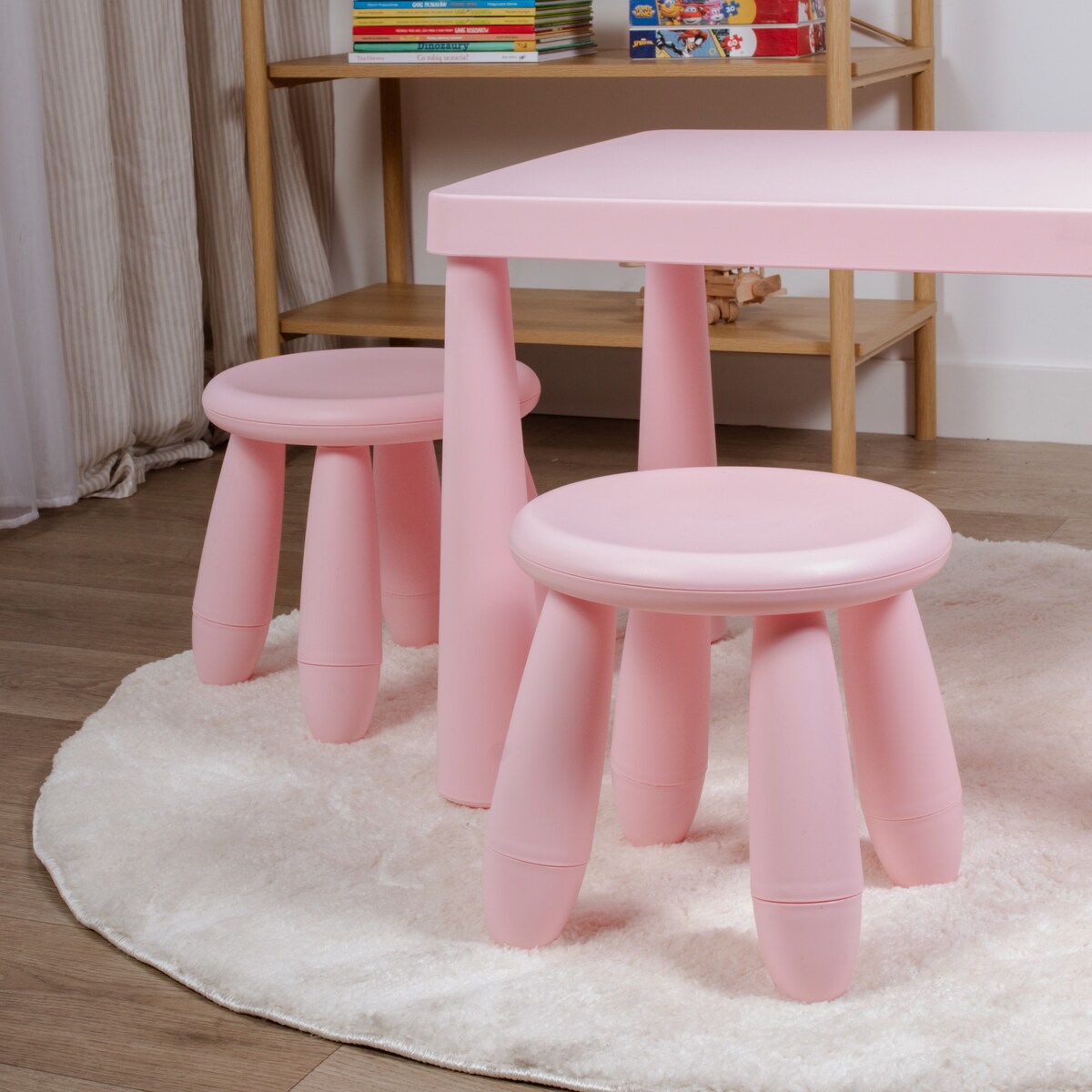 Krzesełko dla dzieci plastikowe stołek dziecięcy stabilny