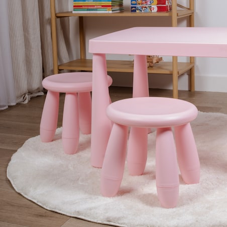 Krzesełko dla dzieci plastikowe stołek dziecięcy stabilny