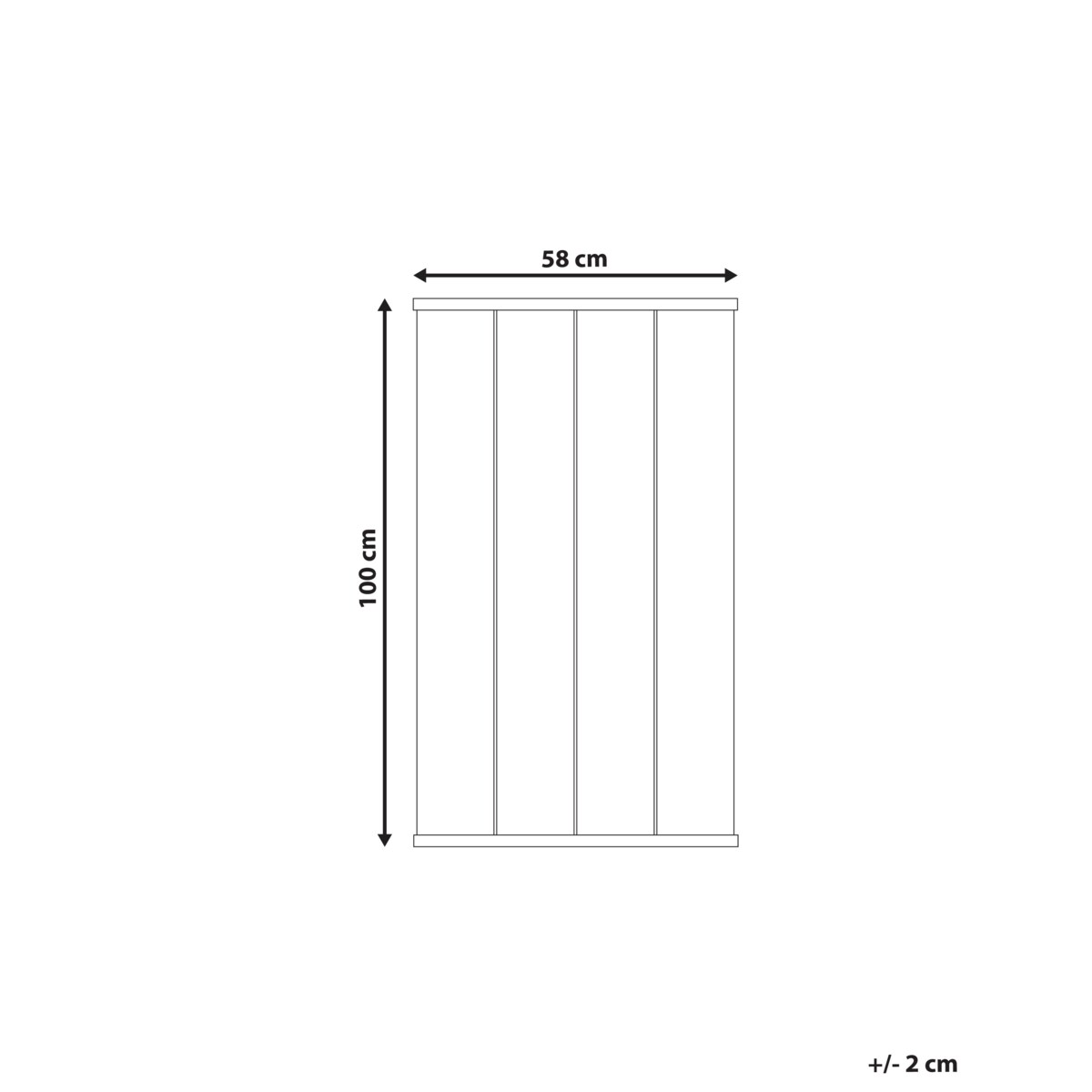 Podstawa do prysznica ogrodowego SILLUSTANI Czarny