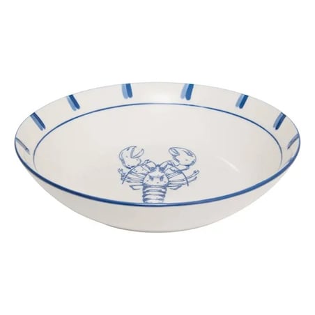 Komplet 6 porcelanowych talerzy głębokich Oceania, 20 cm