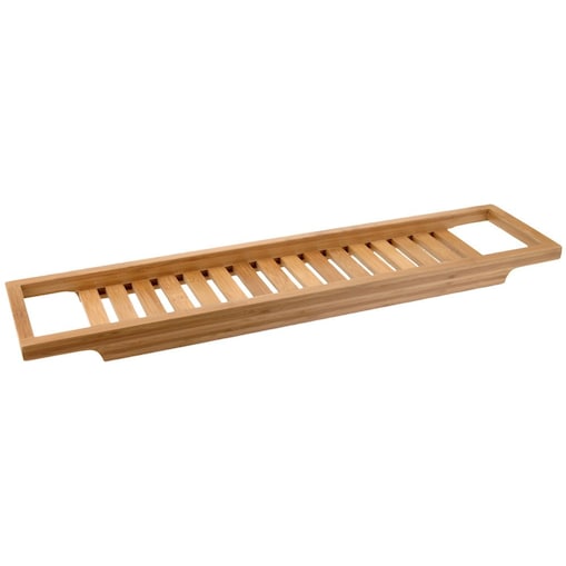 Półka łazienkowa na wannę BAMBOO SPA, długość 64 cm