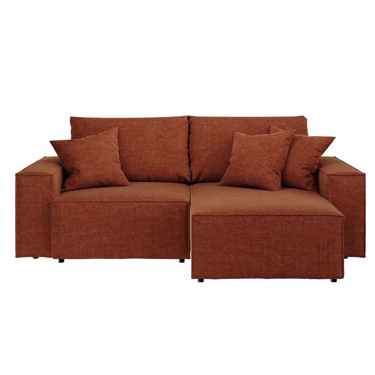 Melow Sofa narożna - pomarańczowa