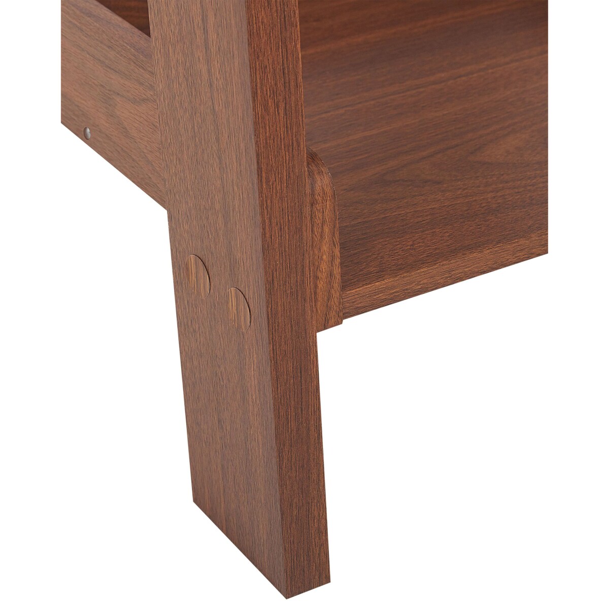 Regał drabina 5 półek ciemne drewno MOBILE TRIO