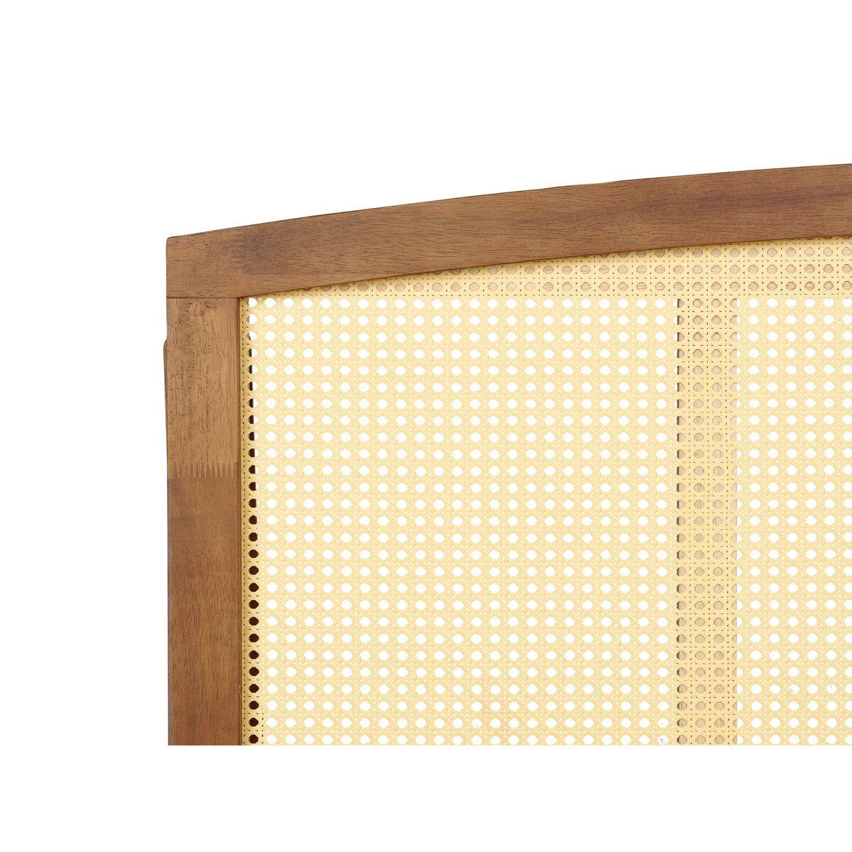 Łóżko Rattan VARZY 140 x 200 cm Brązowy