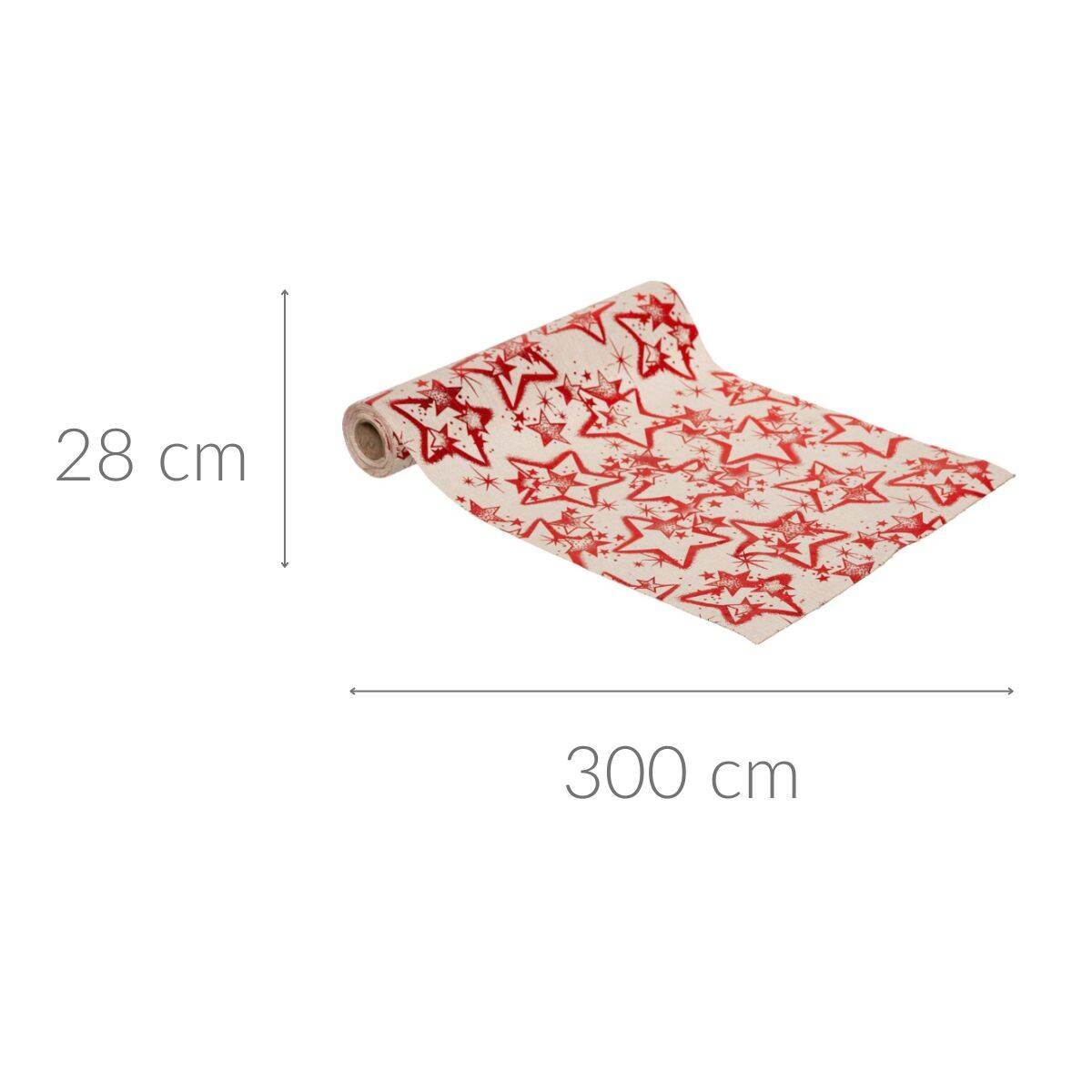 Bieżnik na stół ze świątecznym motywem, 28 x 300 cm