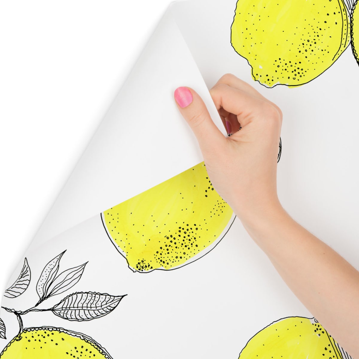 Tapeta ścienna do kuchni owoce cytryny cytrusy