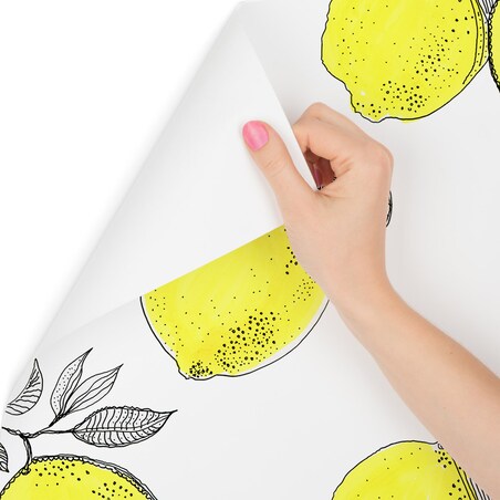 Tapeta ścienna do kuchni owoce cytryny cytrusy