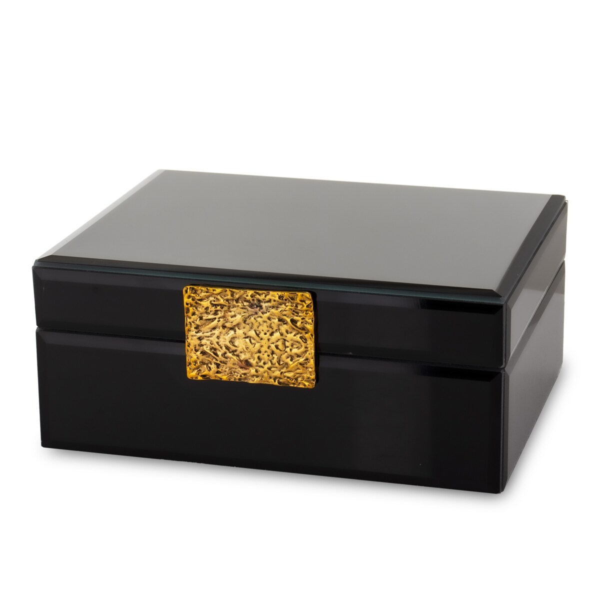 Szkatułka czarna 8x19x15 cm PETTI