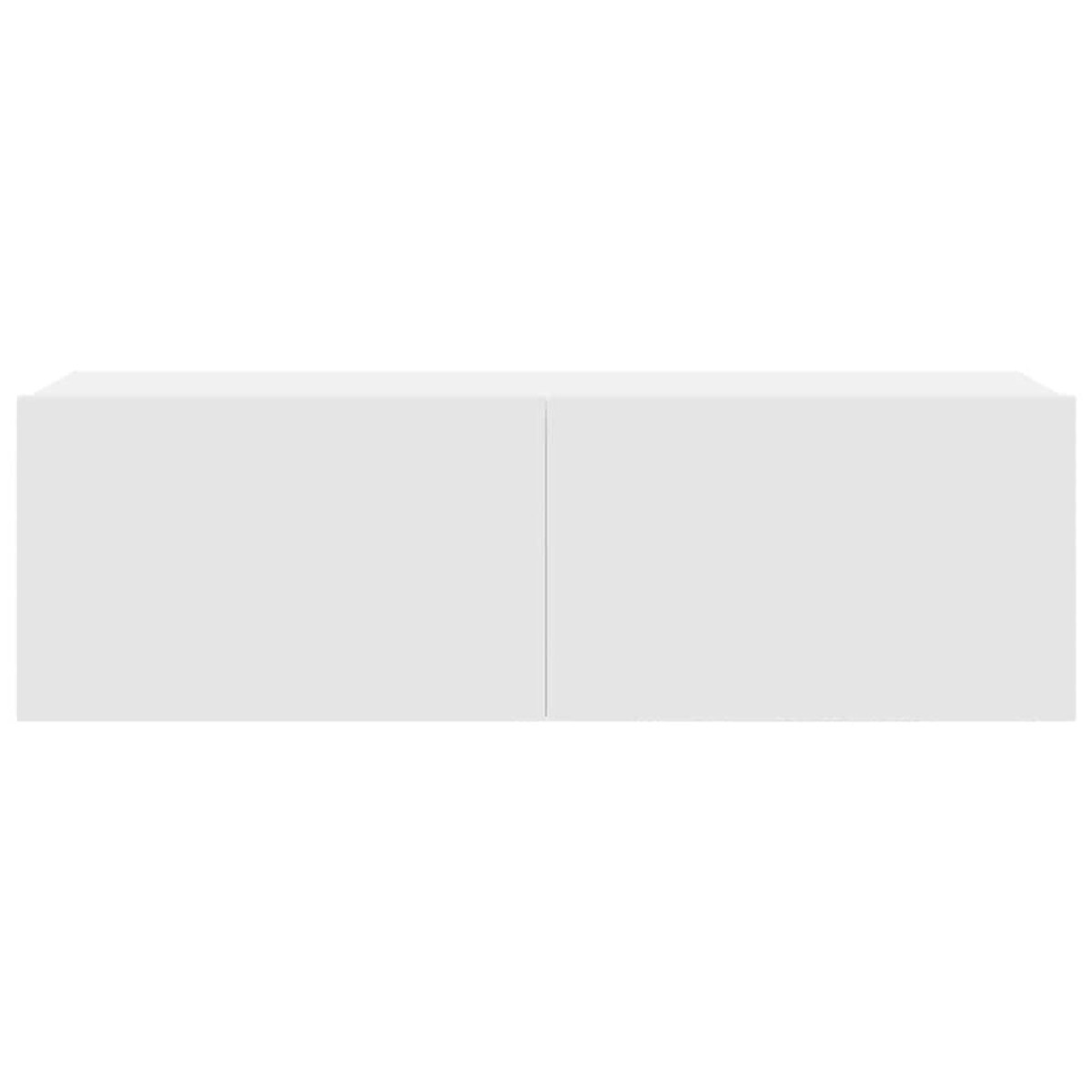 vidaXL Zestaw 4 szafek telewizyjnych, biały