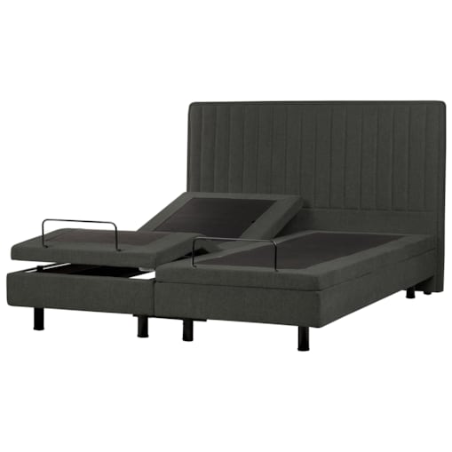 Łóżko regulowane DUKE II 180 x 200 cm Ciemnoszary