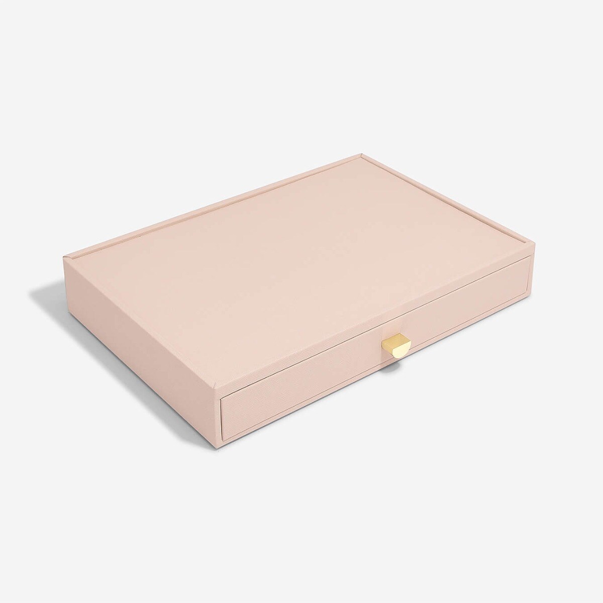 Szkatułka na biżuterię Stackers 9 komorowa supersize różowa z szufladą