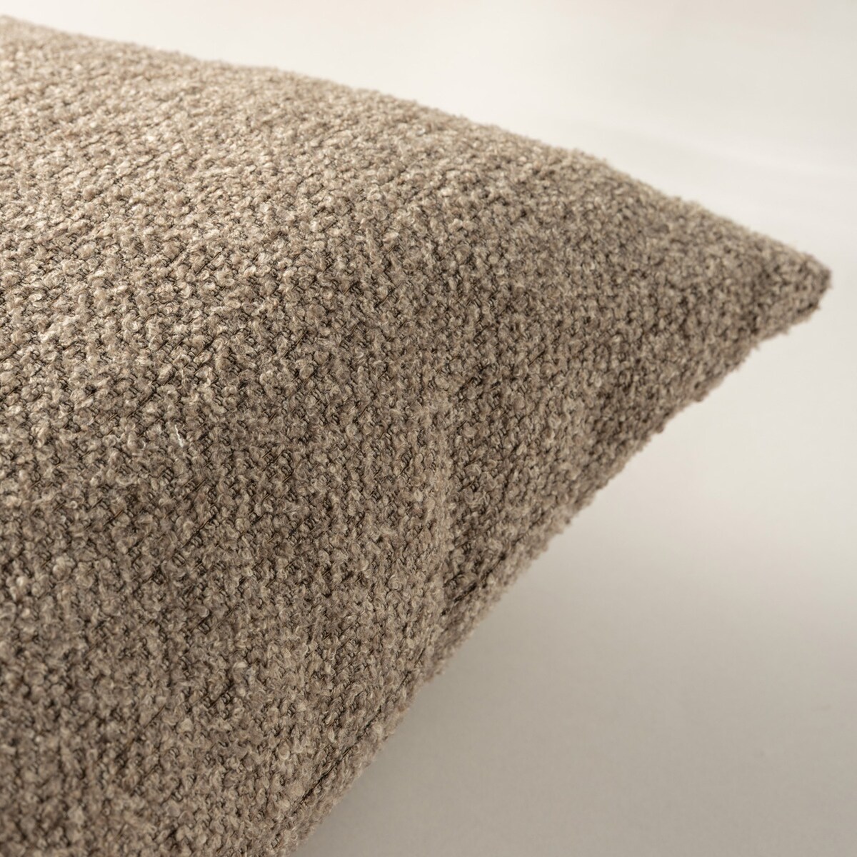 Poszewka Kinga na poduszkę 43x43 ciemnobeżowy melanż