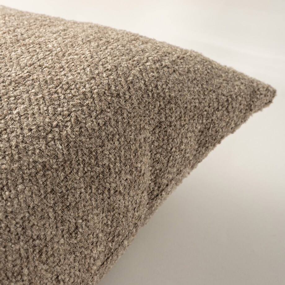 Poszewka Kinga na poduszkę 43x43 ciemnobeżowy melanż