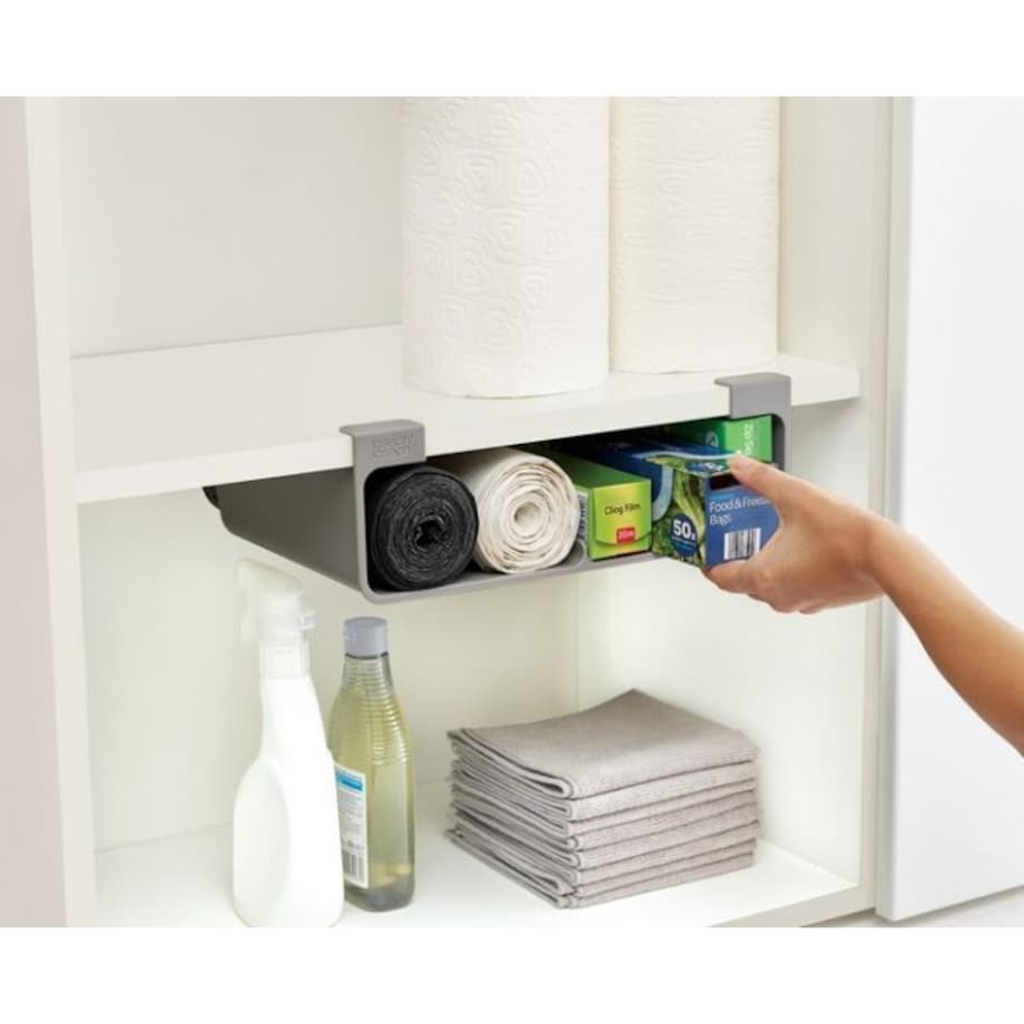 Organizer podpółkowy na folie (szary) CupboardStore Joseph Joseph