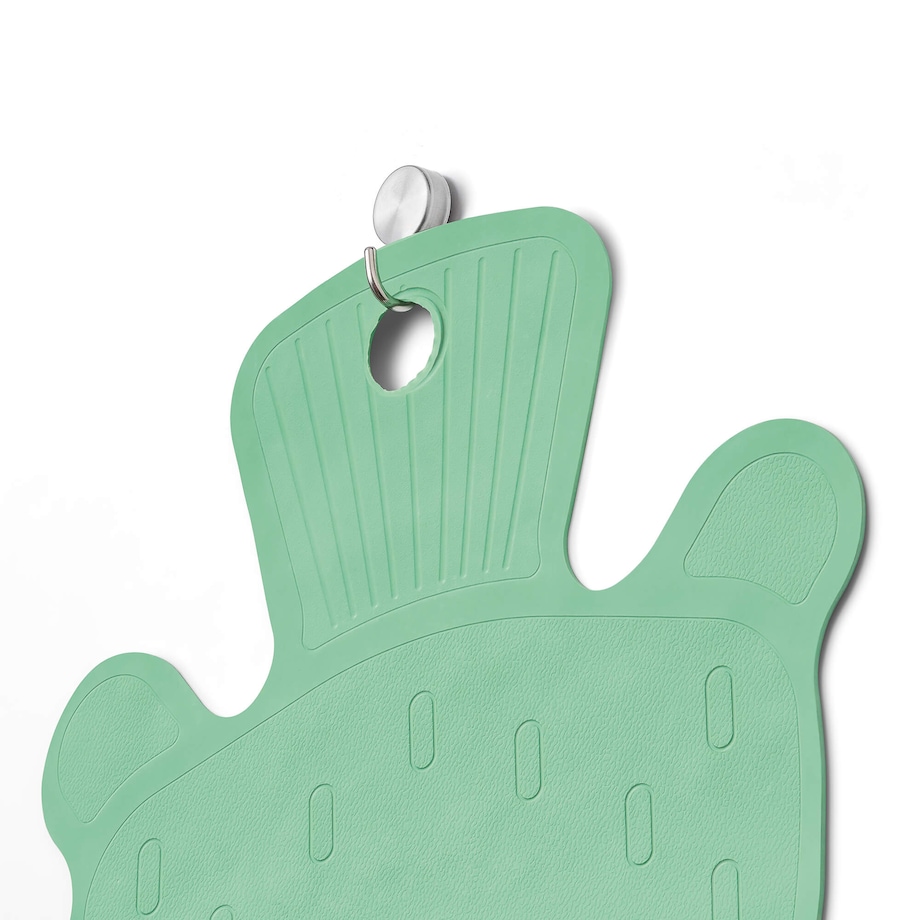 Antypoślizgowa mata do wanny dla dzieci Rayen - 86 x 33 cm, zielony